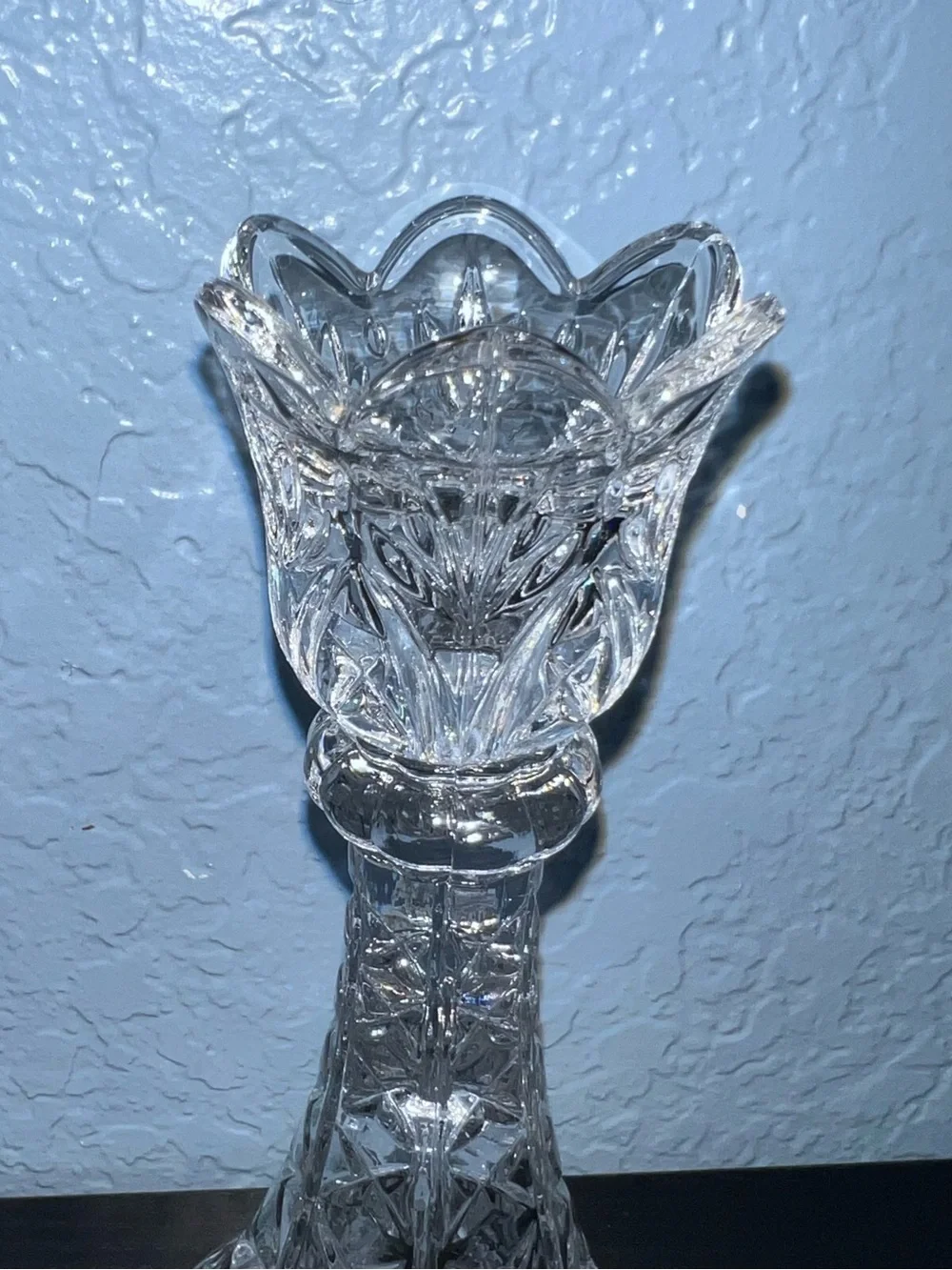 Vintage DePlomb Crystal Candlesticks